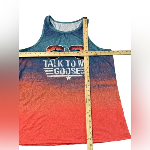 NWOT Talk to Me Goose Top Gun tank Unisex Ladies 2XL - Picture 3 of 4